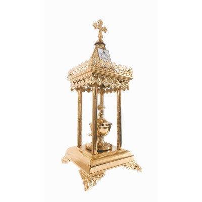 Brass guard, 16x16x42 cm