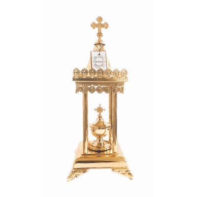 Brass guard, 16x16x42 cm