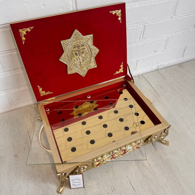 Ковчег для частинок святих мощей (25 мощевиків) металевий 35х25х12 см