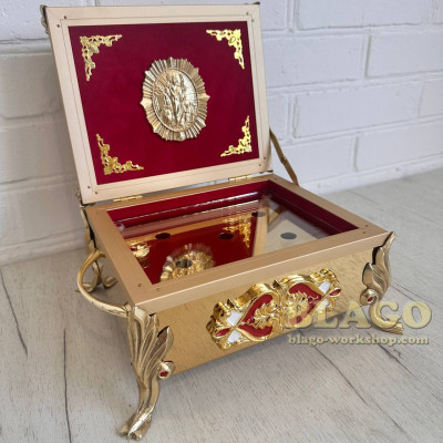 Ark for particles of holy relics (5 relics) 18x22x18 cm