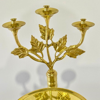 Блюдо літійне (всенічне) зі скляними стаканчиками, 35х31 см