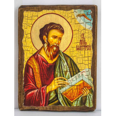 Icon of the Holy Apostle and Evangelist Matthew 17x23 cm