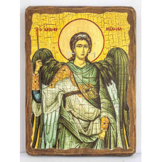 Icon of Saint Michael the Archangel on wood 17x23 cm