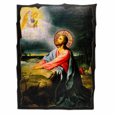 Icon Prayer for the Chalice, antique style, 21x29 cm
