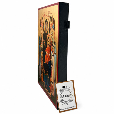Icon of the Economiss (Housekeeper) of the Mother of God on wood 17x23 cm