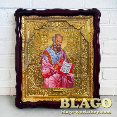 Ікона "Іоан Богослов", фігурна рамка, 42х48 см