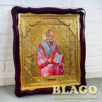 Ікона "Іоан Богослов", фігурна рамка, 42х48 см