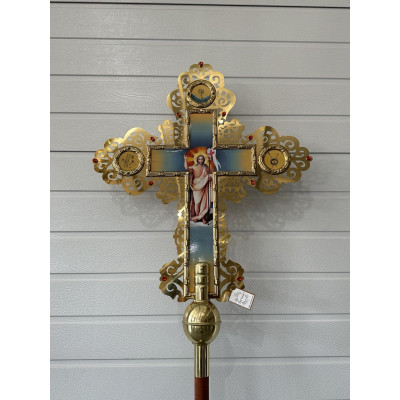 Altar cross, combined, double-sided, 61x86 cm