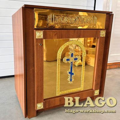 Folding memorial table, 290x90x100 cm