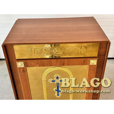 Folding memorial table, 290x90x100 cm