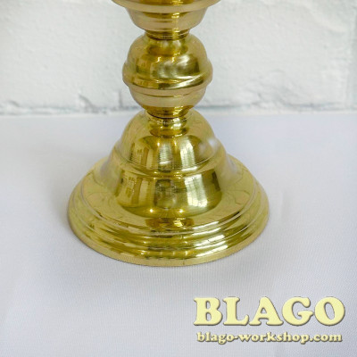 Флакон для єлею латунний (єлейниця), 18х7,5 см