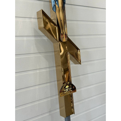 Damask crucifix (total height 2 m)