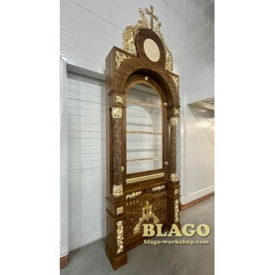 Wooden Kyoto, under the icon, lacquered, 140 cm