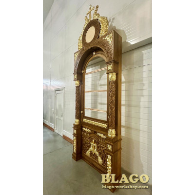 Wooden Kyoto, under the icon, lacquered, 140 cm