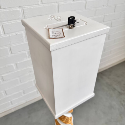 Church donation box 20x20x100 cm