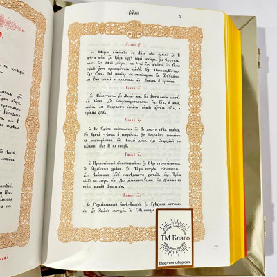 The Great High Altar Gospel in Church Slavonic in a salary, 34x25 cm