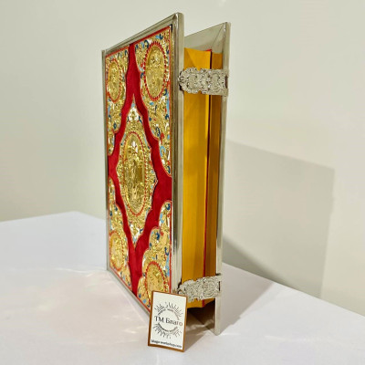 The Great High Altar Gospel in Church Slavonic in a salary, 34x25 cm