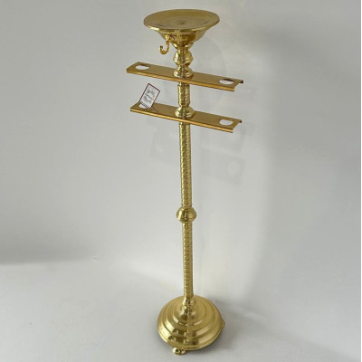 Підставка під 2 кадила та 2 підсвічника (односвічника), 106 см 