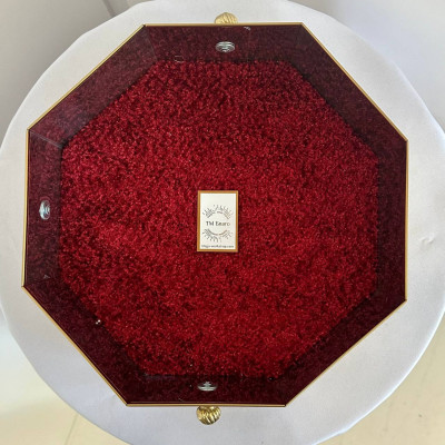 Таця для пожертв восьмиграна булат, 31х10,5 см