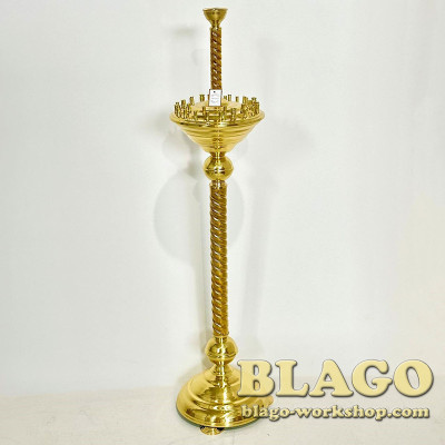 Підсвічник на 30 свічок 1 лампаду булат, 139 см