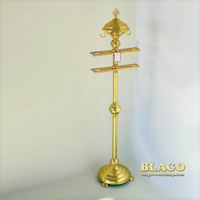 Підставка під 2 кадила та 2 підсвічника з ладаницею, 115 см