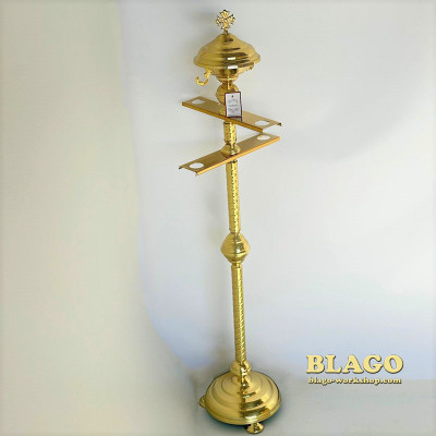 Підставка під 2 кадила та 2 підсвічника з ладаницею, 115 см