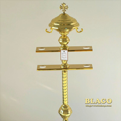 Підставка під 2 кадила та 2 підсвічника з ладаницею, 115 см