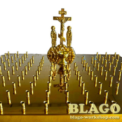 Кришка на панахидний стіл (канун) на 120 свічок, 70х90 см