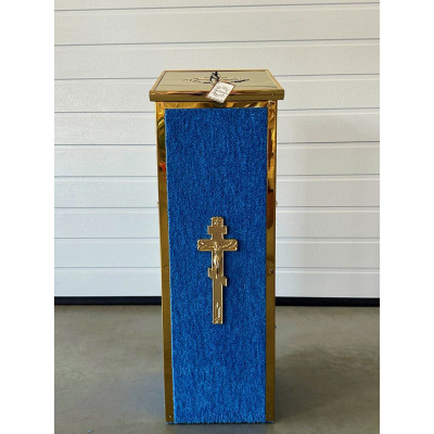 Карнавка напольна металева, 25,5х25,5х76,5 см