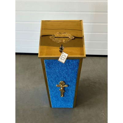 Карнавка напольна металева, 25,5х25,5х76,5 см