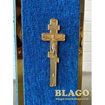 Карнавка напольна металева, 25,5х25,5х76,5 см