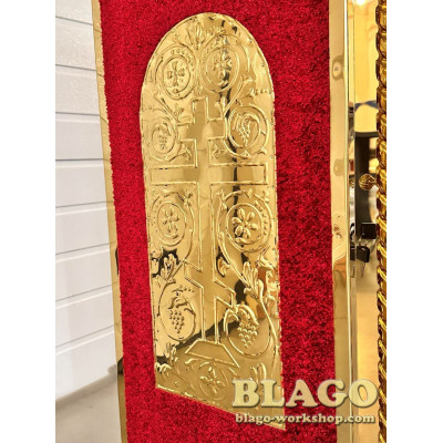 Жертвенник церковный с дверкой, 56х56х104 см