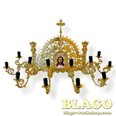  Sconce with the icon of the "Savior" for 12 candles