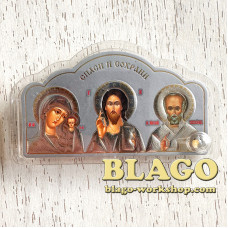 Трійник автомобільний на липучці, 8х4,5х0,5 см