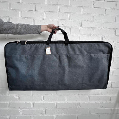 Сумка (чехол) большая для облачения русского кроя серая, 100х4,5х47 см