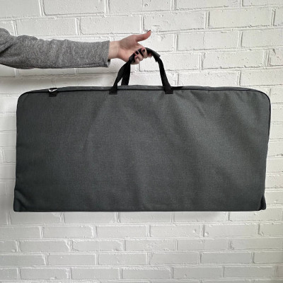 Сумка (чехол) большая для облачения русского кроя серая, 100х4,5х47 см