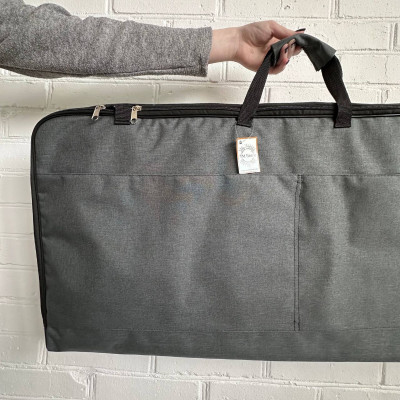 Сумка (чехол) большая для облачения русского кроя серая, 100х4,5х47 см