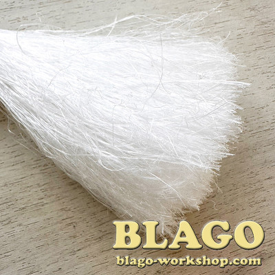 Large artificial pile with wooden carved handle, 50 cm