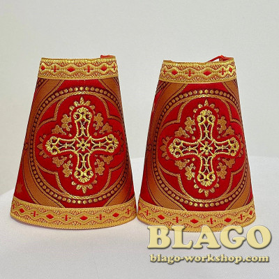 Облачення священника для богослужінь червоне, грецький крій, 52/54розмір