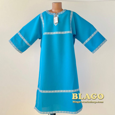 Стихар дитячий габардиновий білий №1, 120 см Стихар дитячий габардиновий білий №1, 120 см