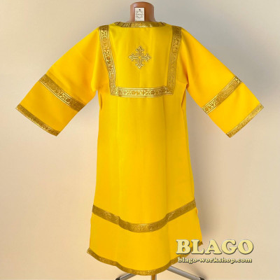 Стихар дитячий габардиновий білий №1, 120 см Стихар дитячий габардиновий білий №1, 120 см