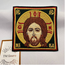  Miniature icon-talisman Immortal Image embroidered 8.5x8.5 cm