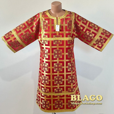 Стихарь красный, парча №2, 105 см