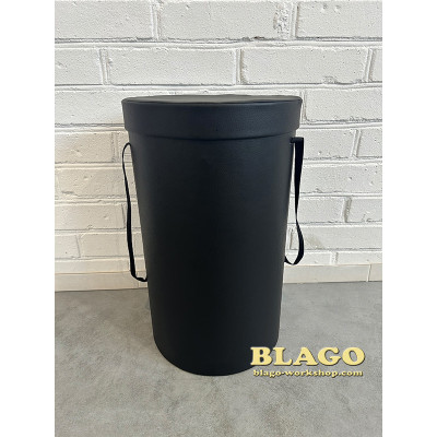 Сумка (чохол) для вінців чорний, шкірозамінник, 28х47 см