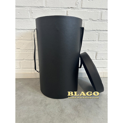 Сумка (чохол) для вінців чорний, шкірозамінник, 28х47 см