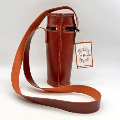 Сумка для дароносиці  конусоподібна зі шкіри, 6х16 см