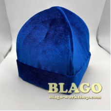 Скуфія Руска оксамит, синя
