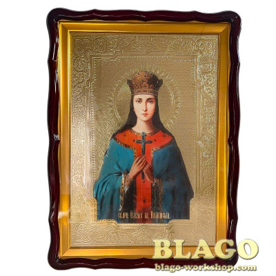Icon Juliania Golshanskaya, figured frame 60x4,5х80 cm