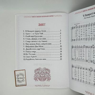 Канти і псалми українського народу в обробці для хору, 28х20,5х0,3 см