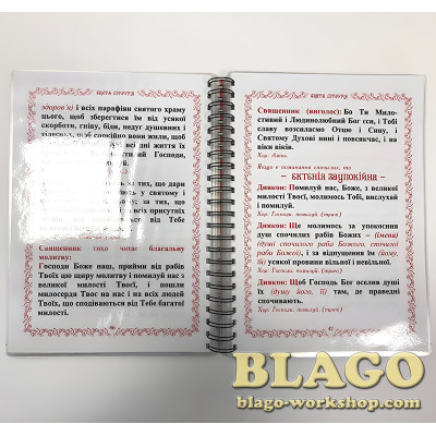 Літургія святого отця нашого Іоана Золотоустого, 21,5х15,5 см